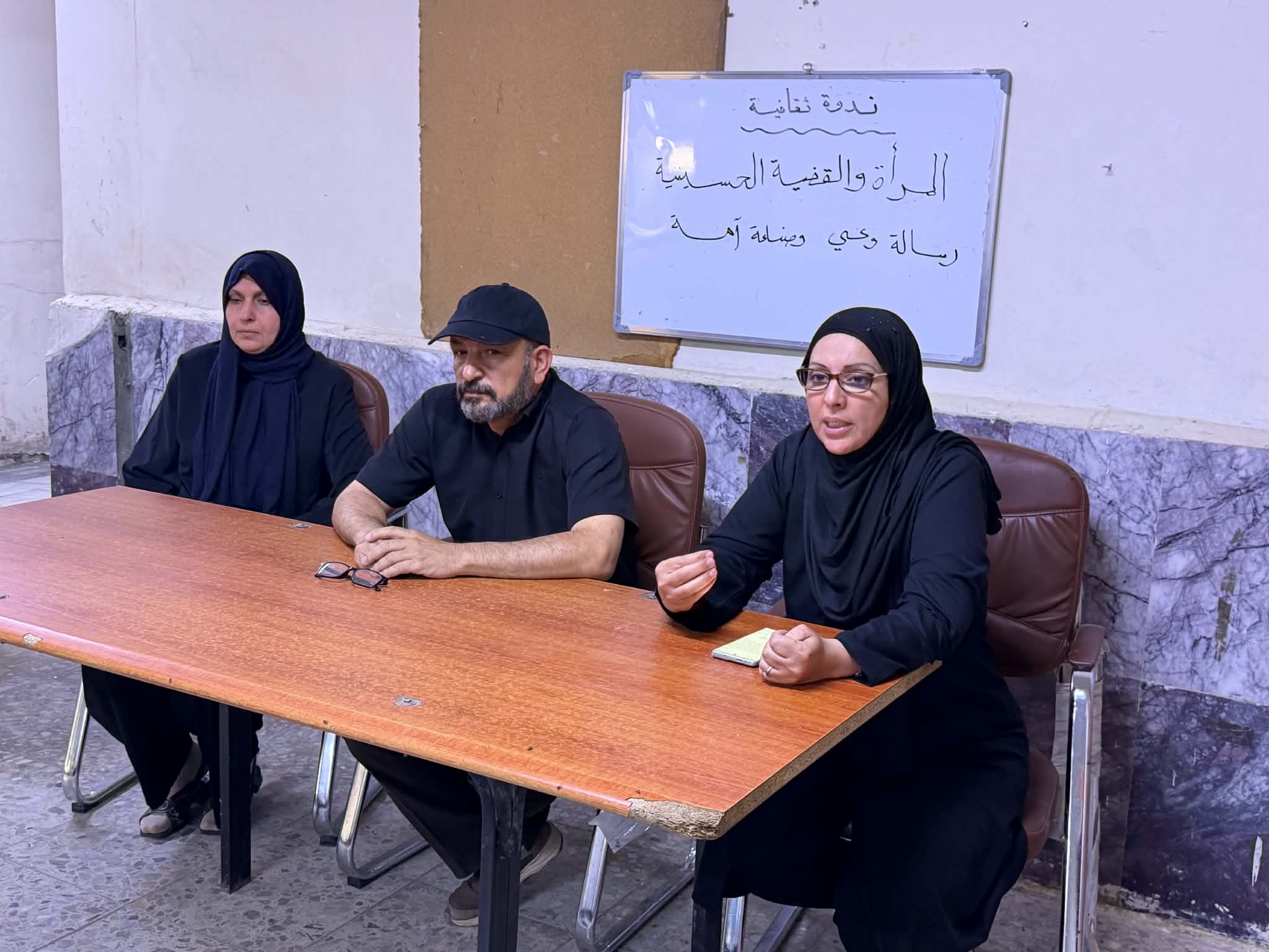 البيت الثقافي في الشعلة يقيم ندوة ثقافية بعنوان المرأة والقضية الحسينة