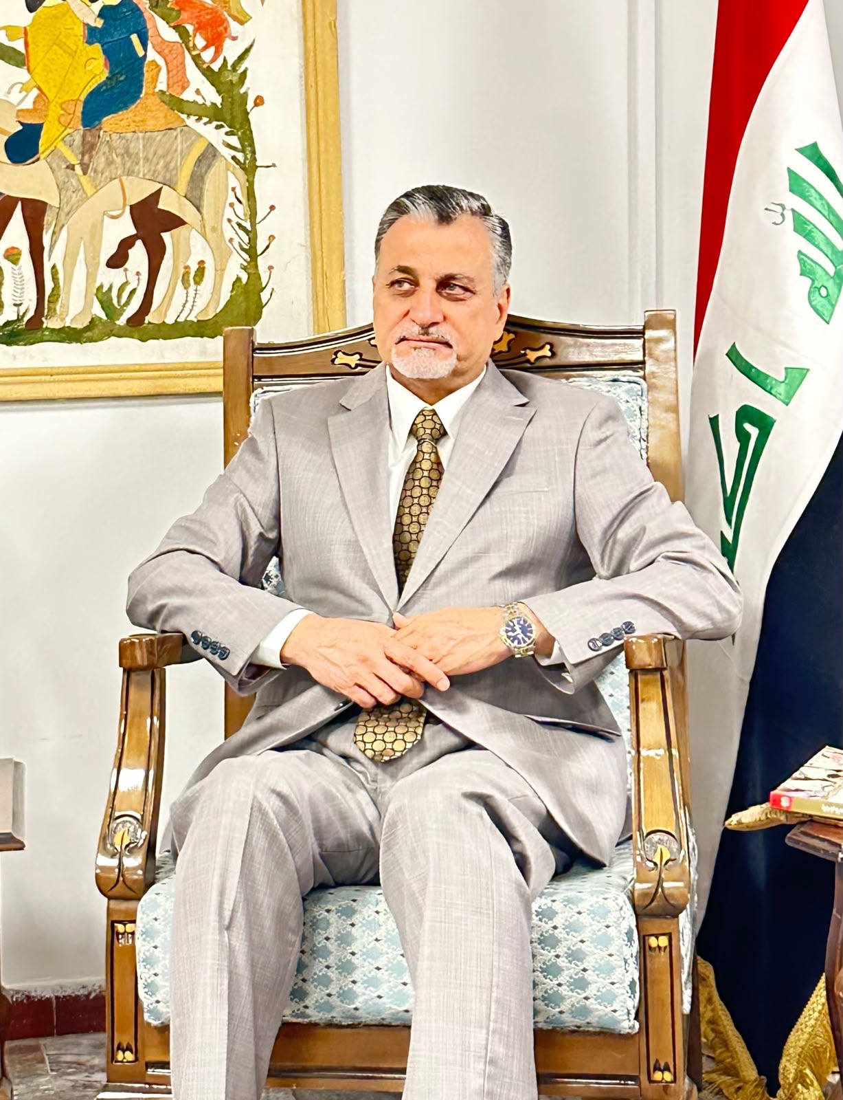 تهنئة الاستاذ الدكتور علاء ابو الحسن العلاق