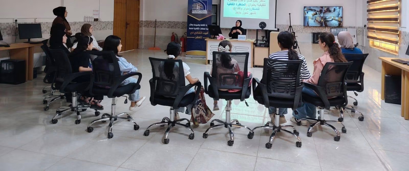 البيت الثقافي في تلعفر يحتضن محاضرة ثقافية لبراعم الفن