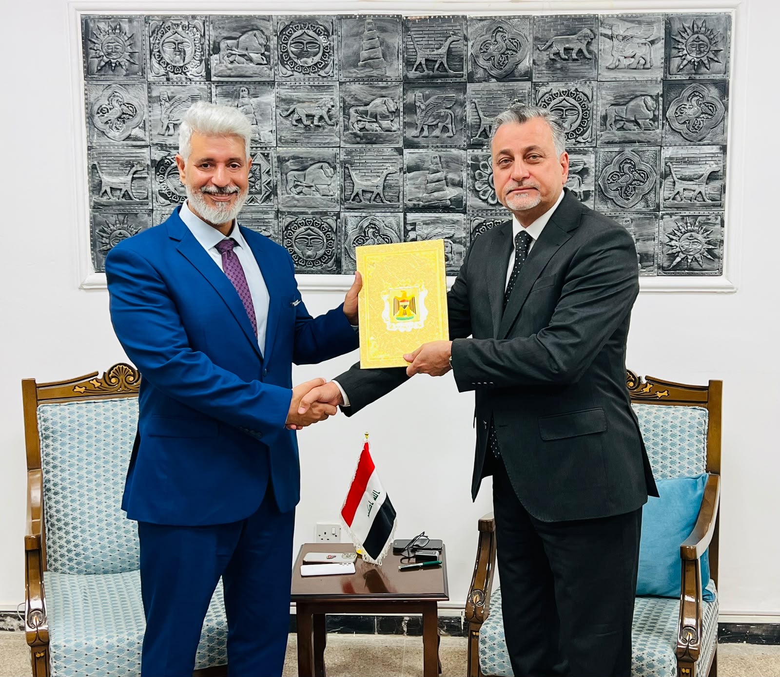 العلاقات الثقافية العامة تبحث مع موسسة كابتن فريد آفاق التعاون