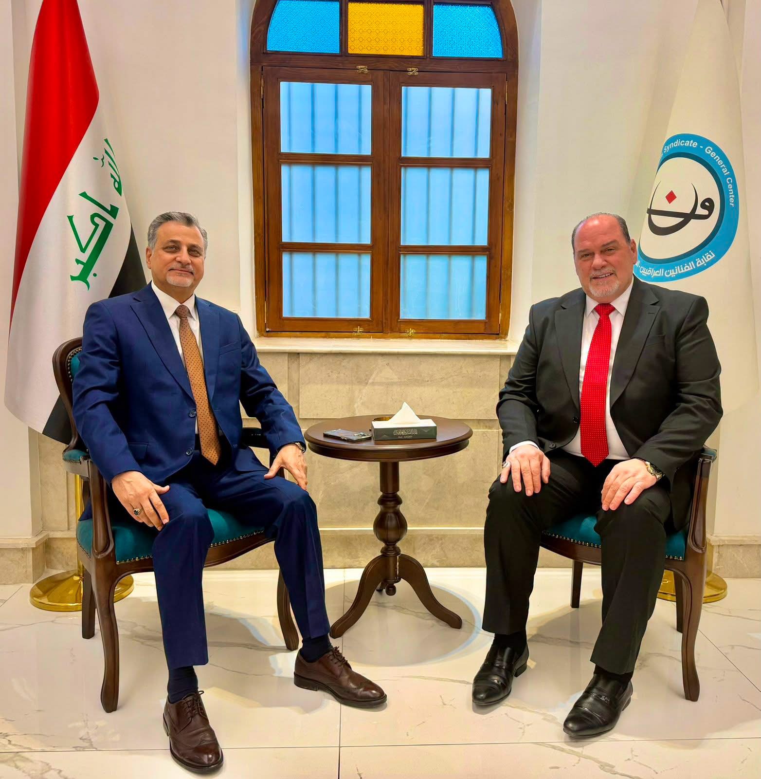 الاستاذ الدكتور علاء ابو الحسن العلاق يبحث الاستعدادات لانطلاق مهرجان بغداد الدولي للمسرح
