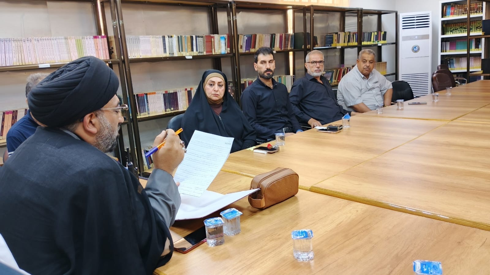 البيت الثقافي في الحسينية يقيم محاضرة فكرية عن مفهوم الإصلاح في النهضة الحسينية