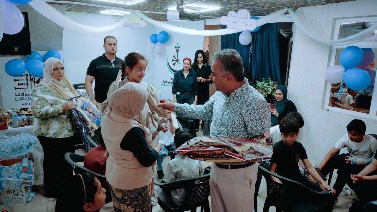 قصر الثقافة والفنون في أربيل يقيم حفل بمناسبة بدء العام الدراسي الجديد