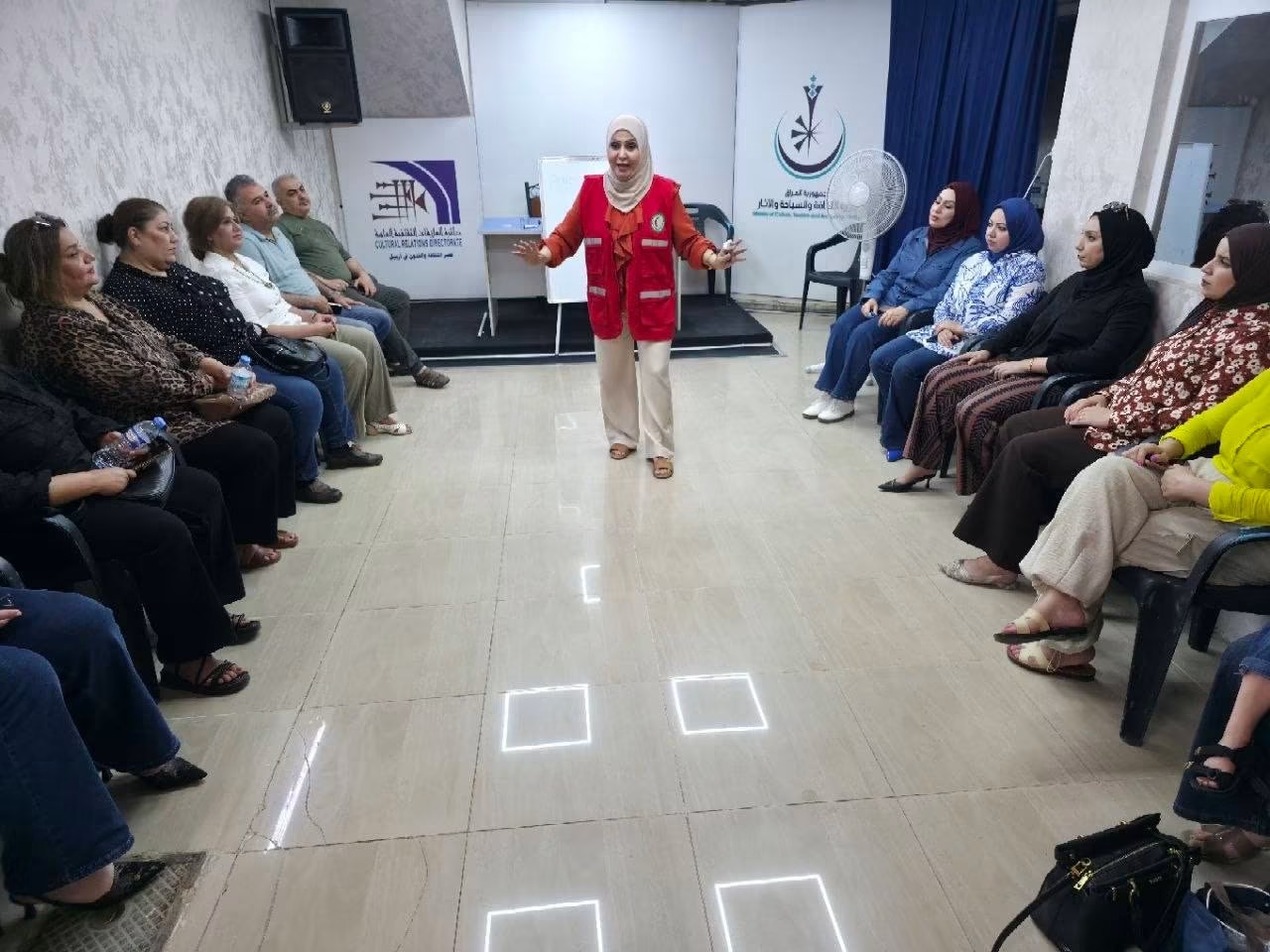 قصر الثقافة والفنون في اربيل ينظم ورشة عمل في الإسعافات الأولية