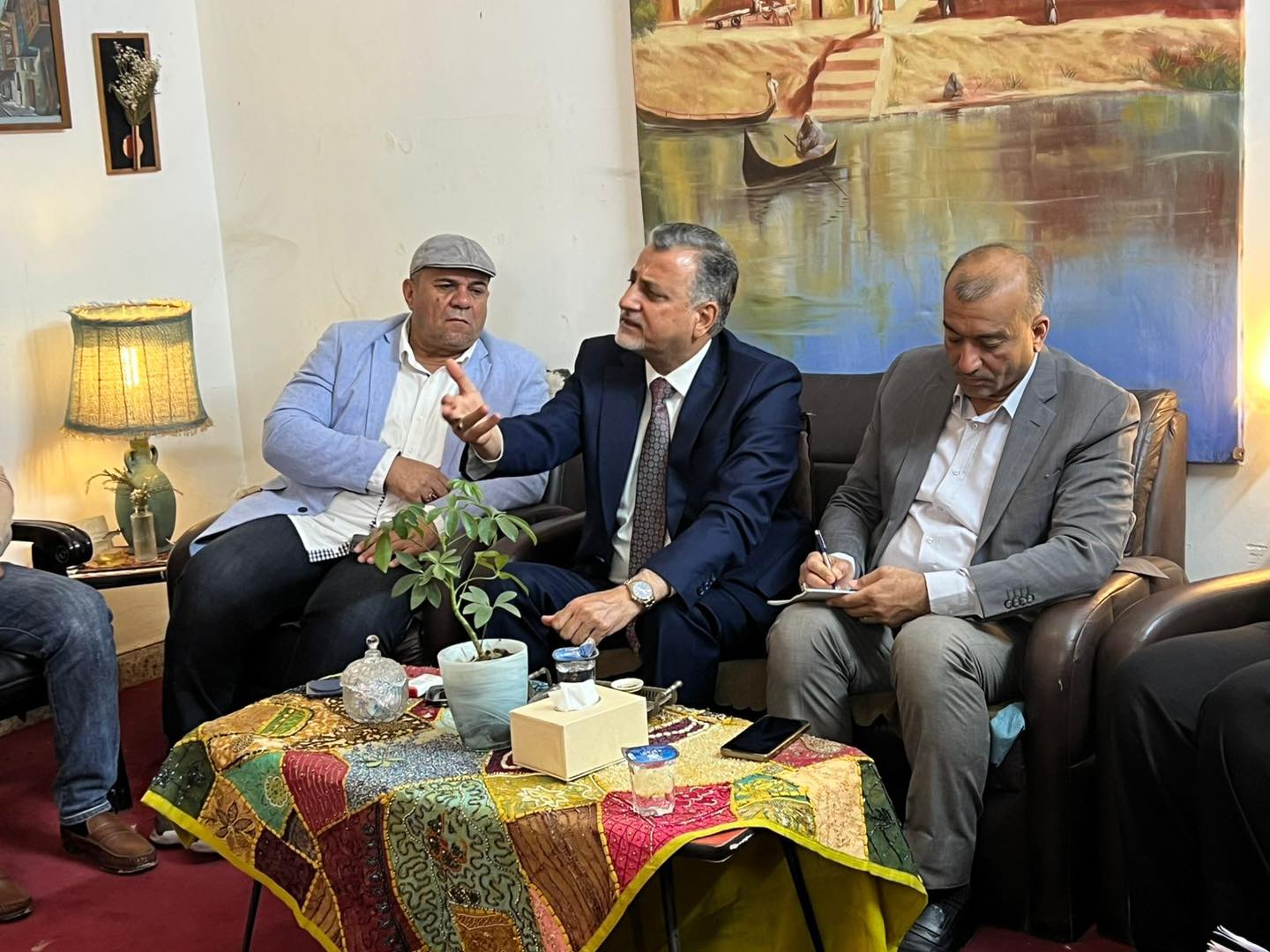 خلال افتتاحه مركز العلامة الدكتور عبد الصاحب المختار